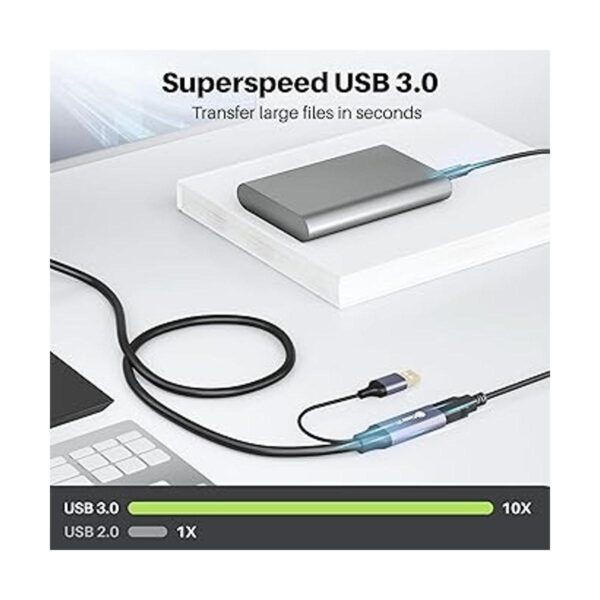 GearIT Cable de extensión activo USB 3.0 30 pies Amacho_2
