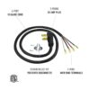 Clear Power SRDT de 6 pies 104 cable para secadora de_2