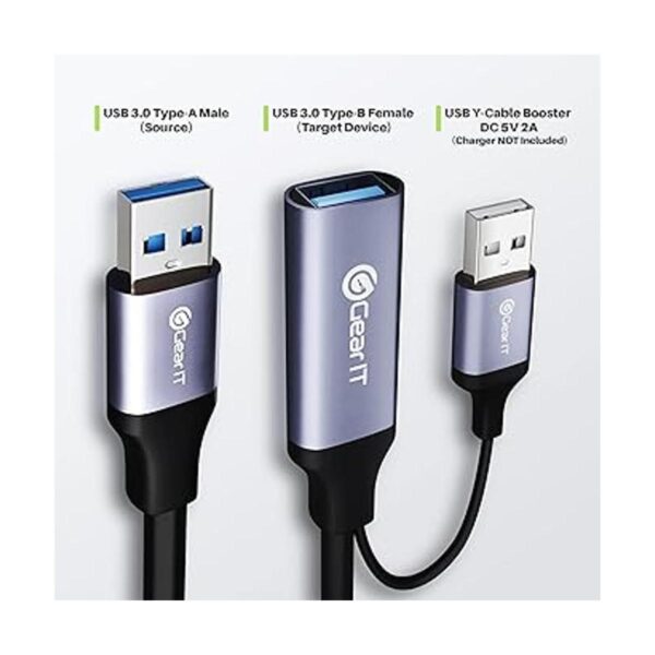 GearIT Cable de extensión activo USB 3.0 30 pies Amacho_3