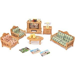Juego de muebles de casa de muñecas para niños juguetes_1