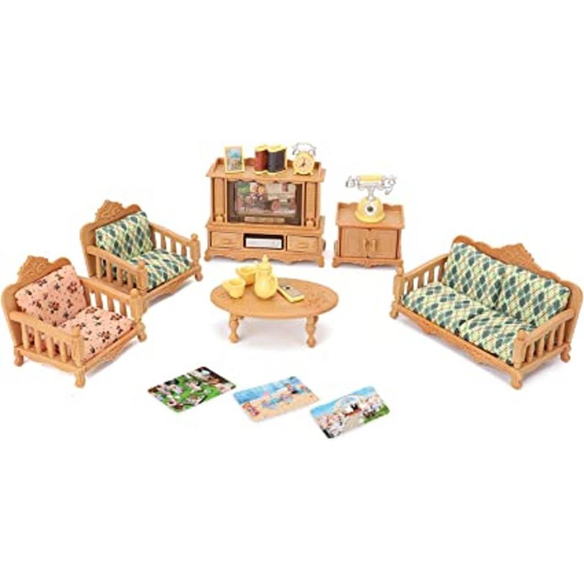 Juego de muebles de casa de muñecas para niños juguetes