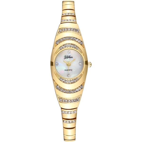 CdyBox Reloj de pulsera fina para mujer reloj de cuarzo_3