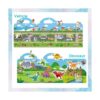 Libro de calcomanías reutilizables para niños de 2 a 4
