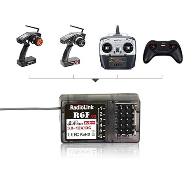 Radiolink R6F 2 receptores de coche y barco a control_5