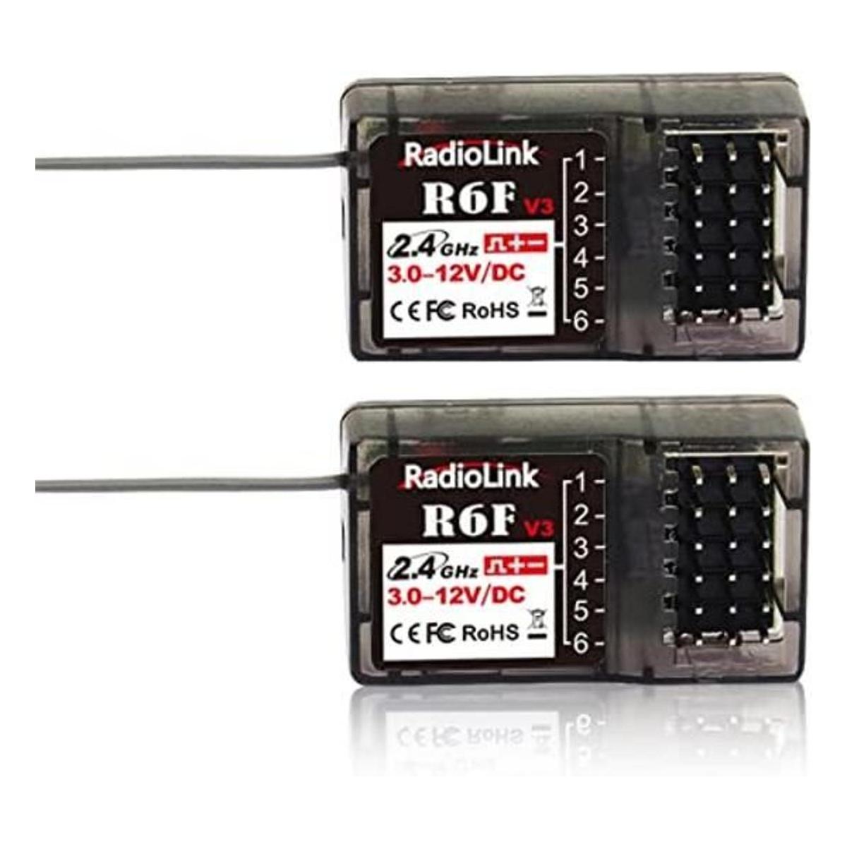 Radiolink R6F 2 receptores de coche y barco a control