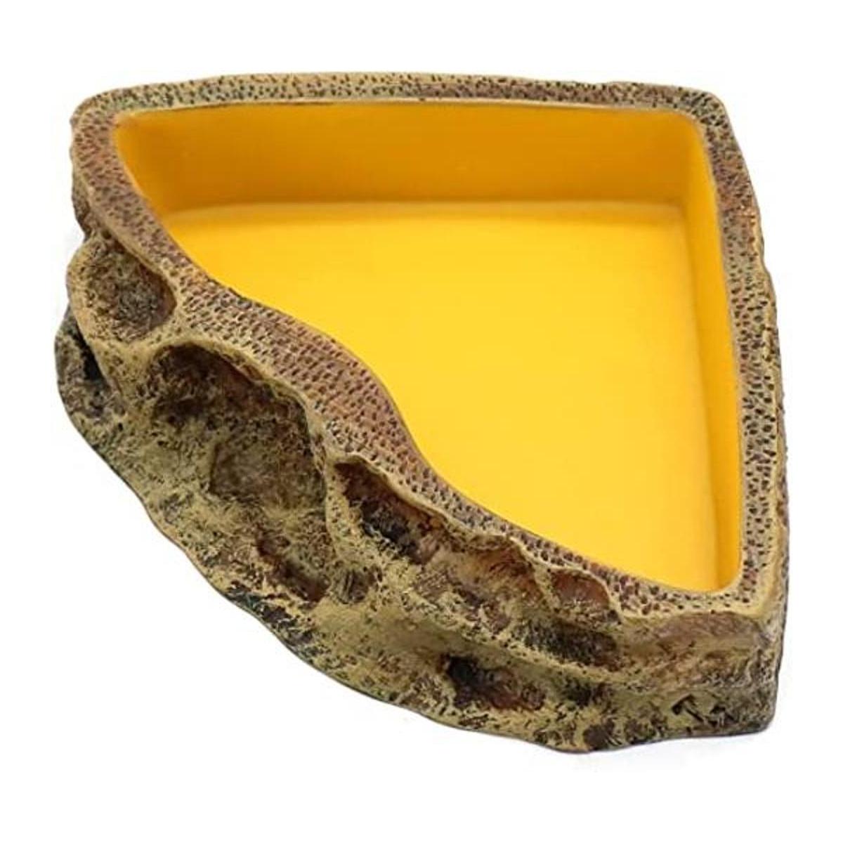 Comedero de reptiles cuenco de resina para reptiles