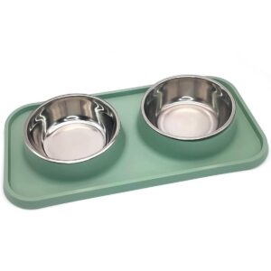 BNOSDM Cuencos dobles de comida para perros cuencos de