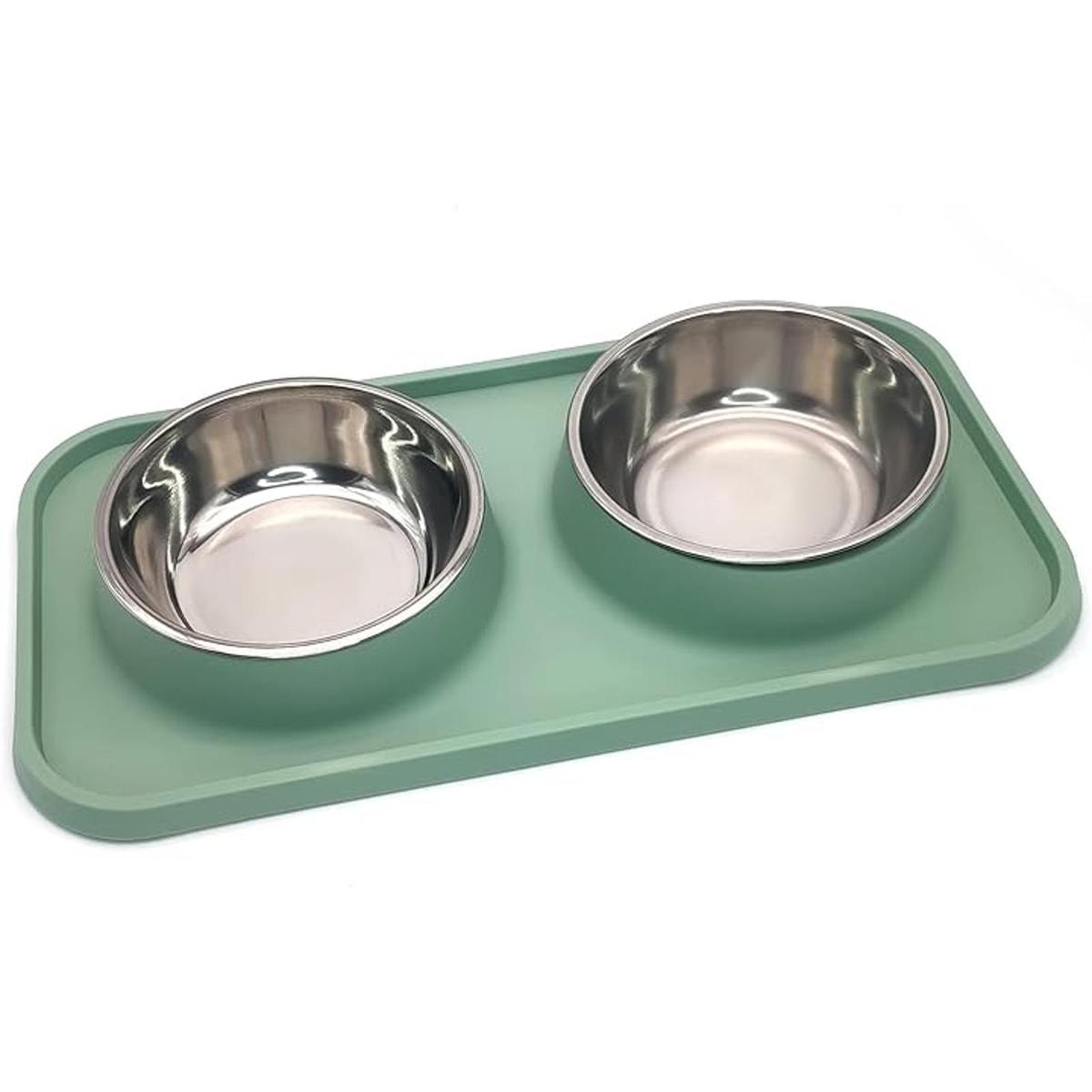 BNOSDM Cuencos dobles de comida para perros cuencos de