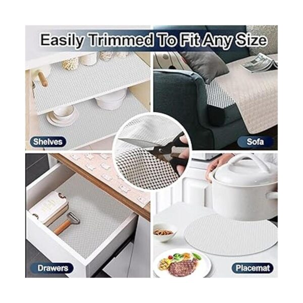 FestiCorp Almohadillas antideslizantes de 5 x 7 pies para