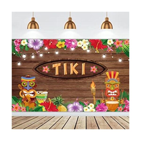Tiki Banner de verano Tiki Bar telón de fondo de_1