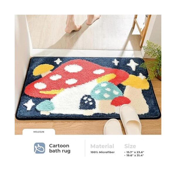 Bonita alfombra de baño de 15.7 x 23.6 pulgadas