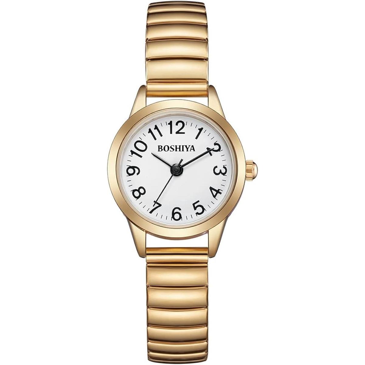 Boshiya Easy Reader Reloj de pulsera de expansión de