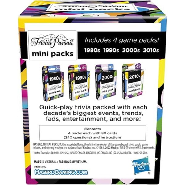 Trivial Pursuit Game Mini Packs Multipack divertidas_6