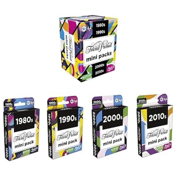 Trivial Pursuit Game Mini Packs Multipack divertidas_4