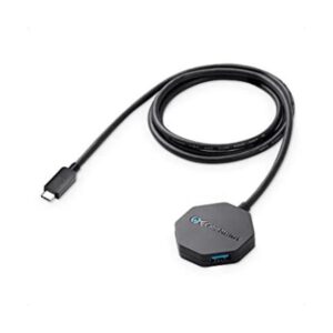 Cable Matters Ultra Mini Hub USB C de 4 puertos con cola_1