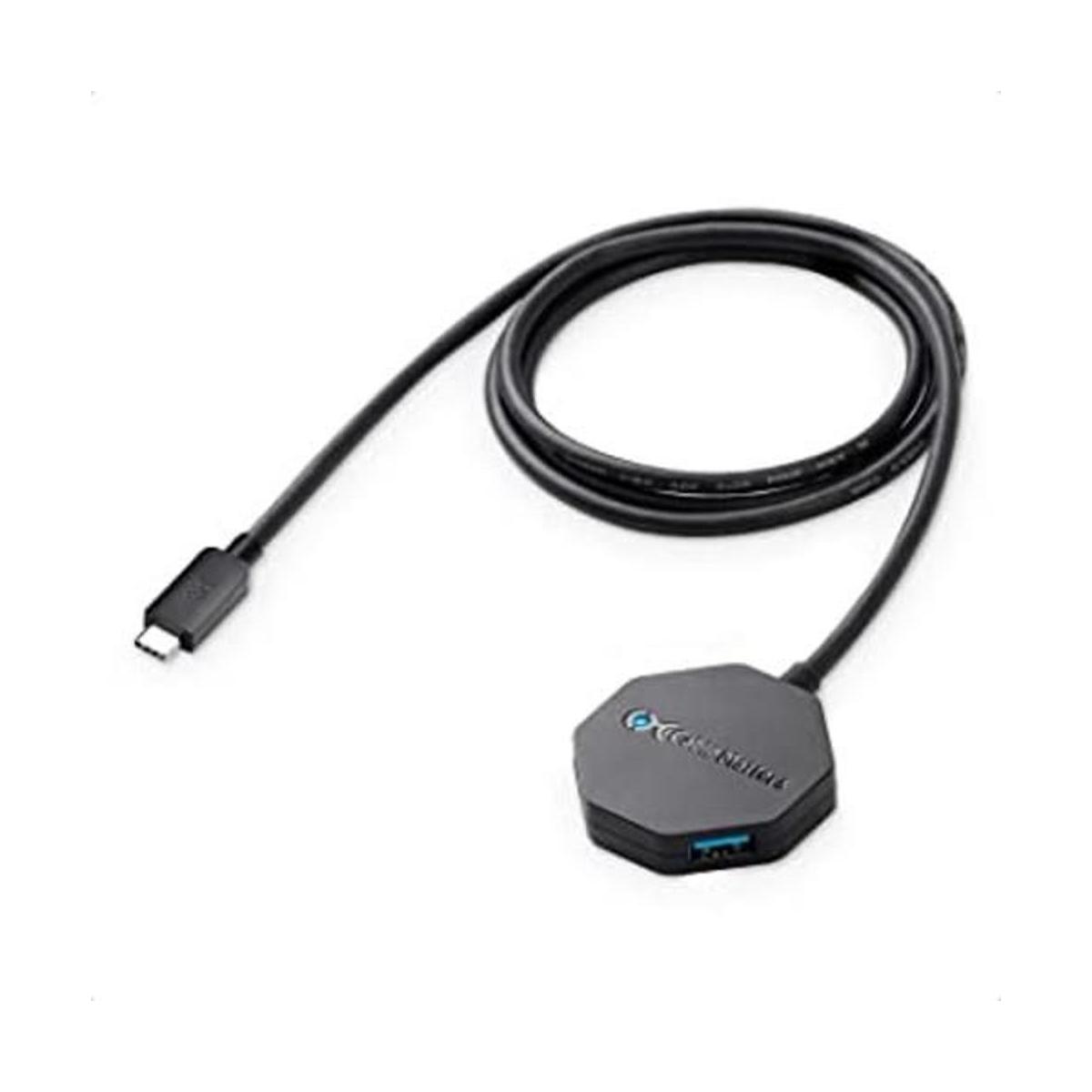 Cable Matters Ultra Mini Hub USB C de 4 puertos con cola