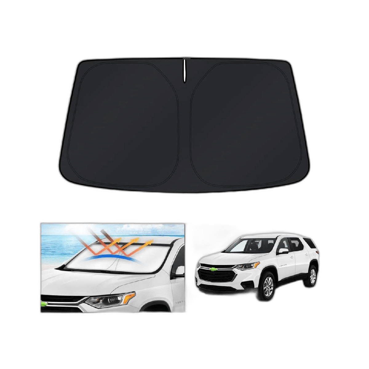 KUST Parasol para parabrisas Chevrolet Traverse SUV