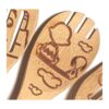Bejky Juego de 6 cucharas de bambú de madera utensilios