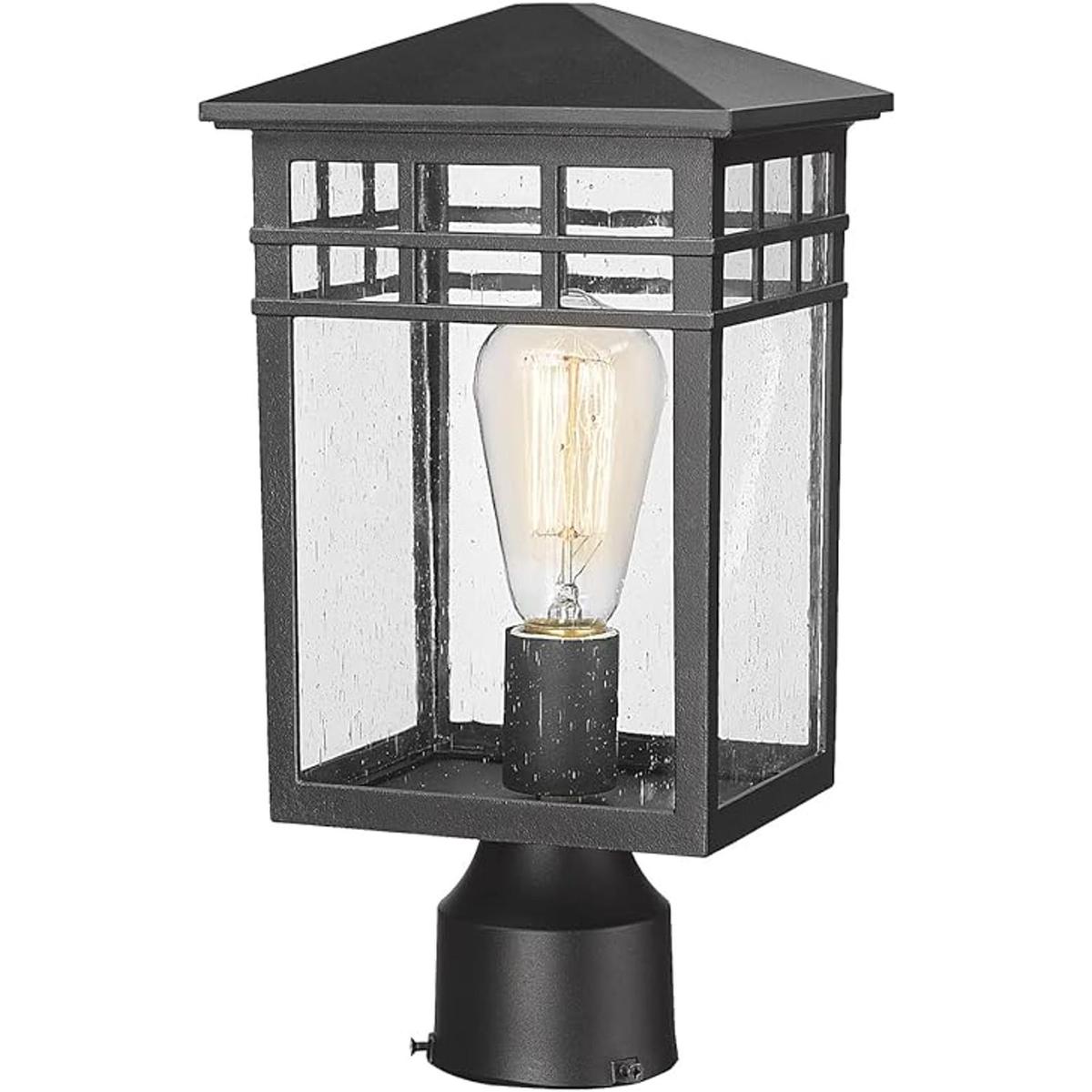 Diyel RZ009P BK Lámpara exterior moderna con acabado