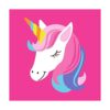 G.C 2 piezas de pintura por números para niños unicornio