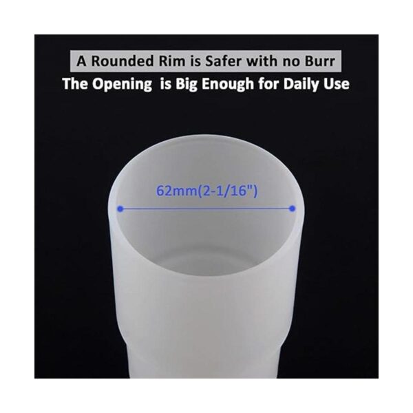 GHYI Vaso para cepillo de dientes 2 vasos de vidrio de