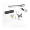 Dizdkizd Juego de cinta washi en blanco y negro 20 rollos