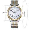Boshiya Reloj para mujer con banda elástica Easy Reader de_4