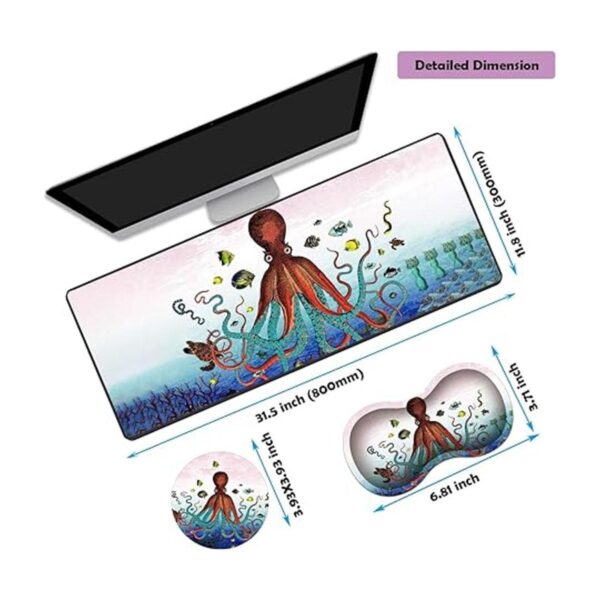 CharmLife Alfombrilla de mouse extendida almohadilla de_6
