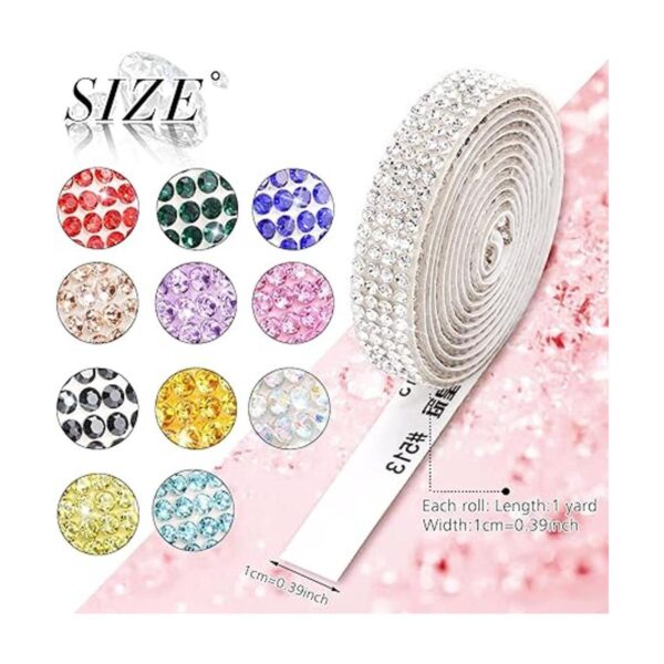 Cinta de diamantes de imitación de cristal cinta
