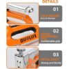 DIFFLIFE YEAHOME Pistola de grapas resistente 4