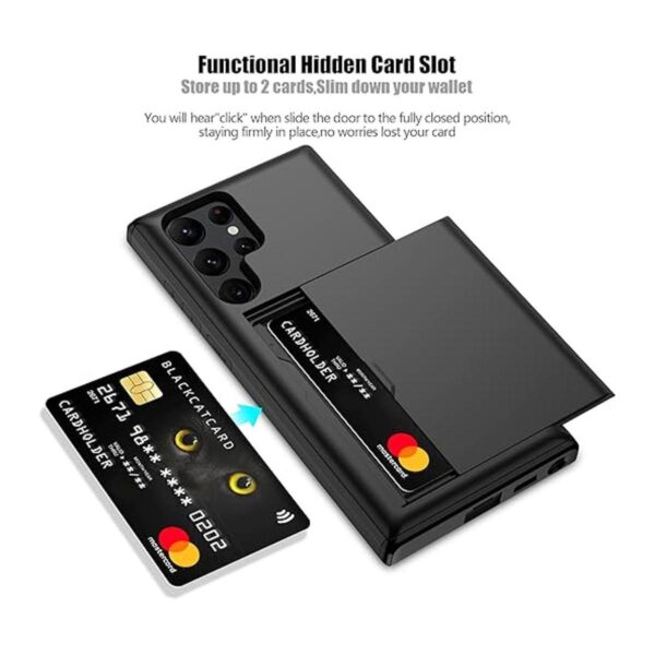 Nvollnoe Funda para Samsung S22 Ultra con tarjetero 5G de_2