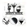 Letrero de barra de Happy Hour para decoración de pared