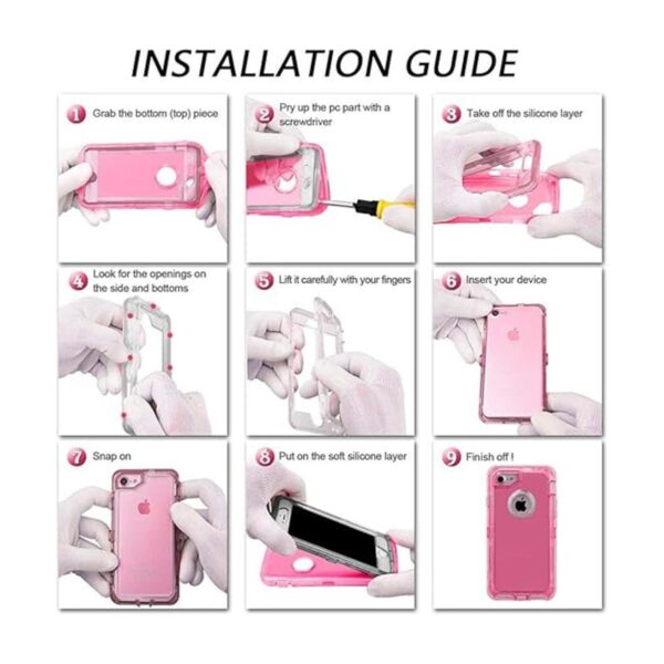 Fucozan Funda protectora 3 en 1 para Samsung Galaxy S22_3