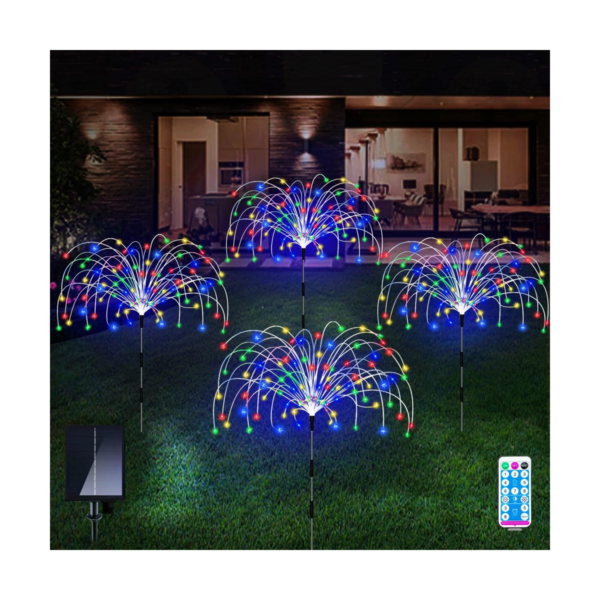 Luces solares de jardín decorativas al aire libre paquete_1
