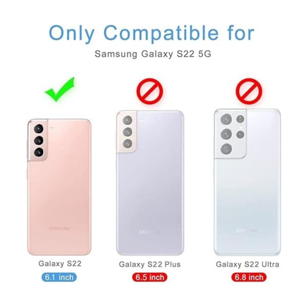 Kowauri Funda para Samsung Galaxy S22 5G diseño clásico_2