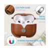 Funda de piel para Airpods 3 Maxjoy para Airpods 3 funda