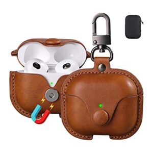 Funda de piel para Airpods 3 Maxjoy para Airpods 3 funda