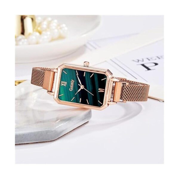 CdyBox Reloj de pulsera de aleación con correa de malla_3