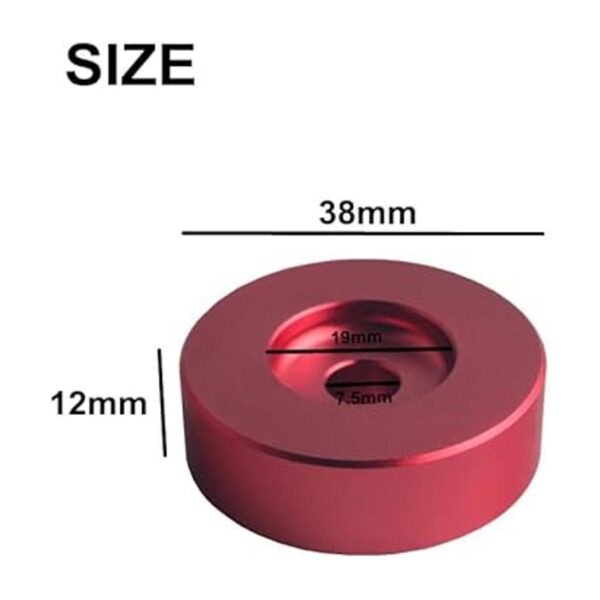 DEWHEL Adaptador de aluminio de 45 rpm compatible con_3