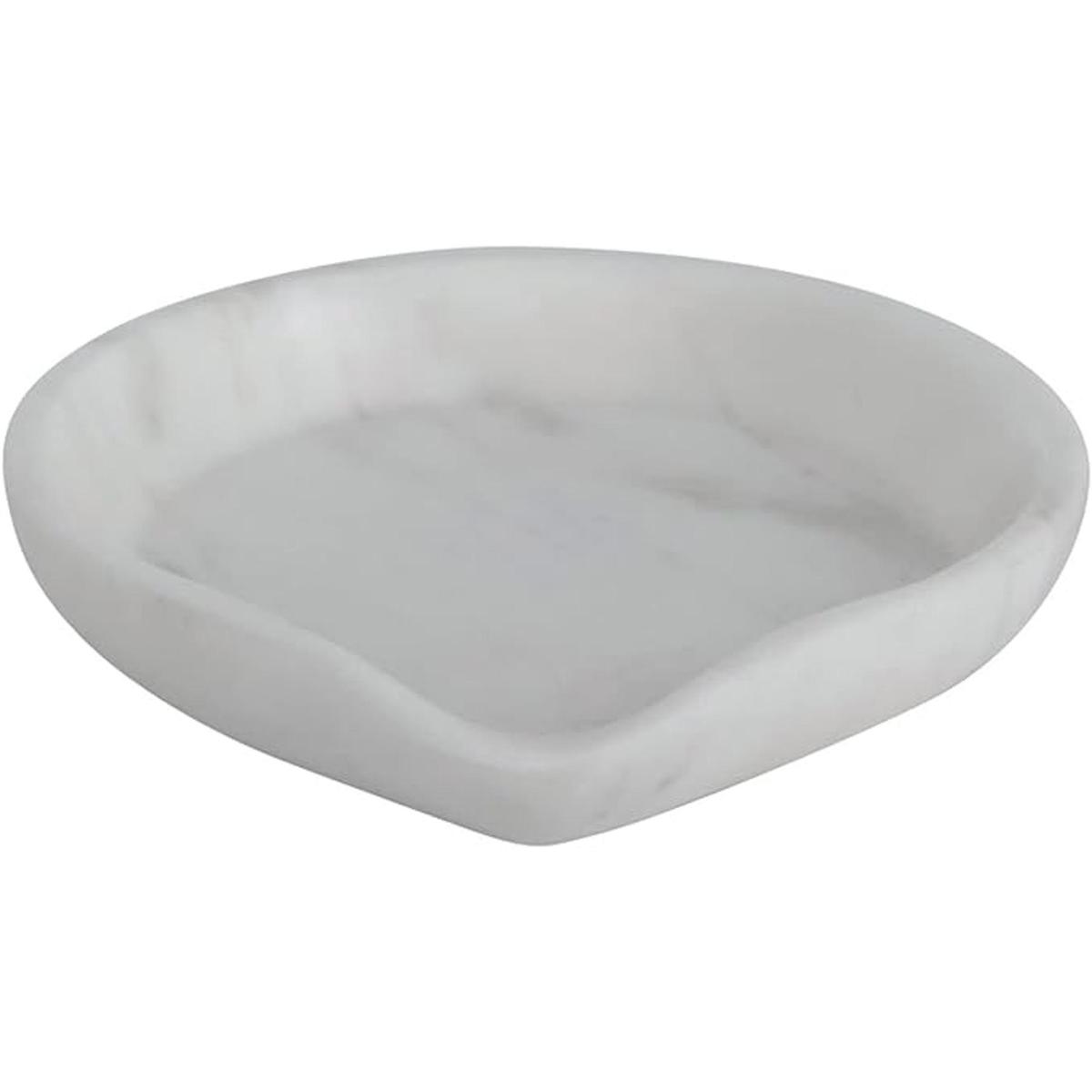 Bloomingville Soporte para cucharas de mármol blanco 5