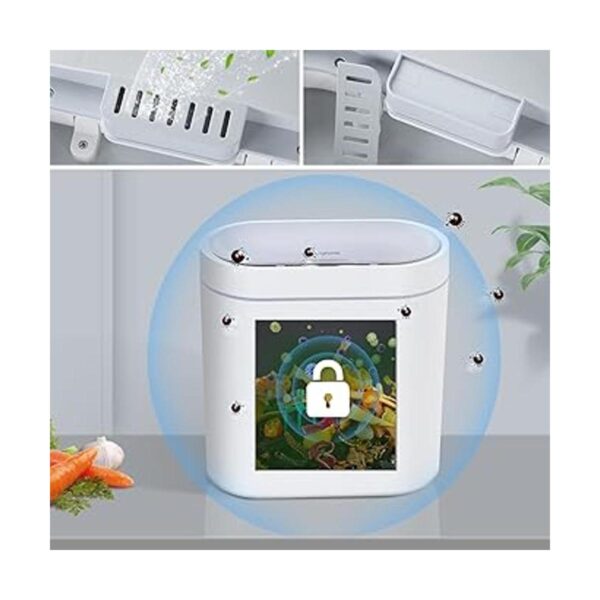 JOYBOS Bote de basura de baño 3 galones impermeable_4