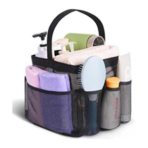 Organizador de ducha de malla portátil para dormitorio