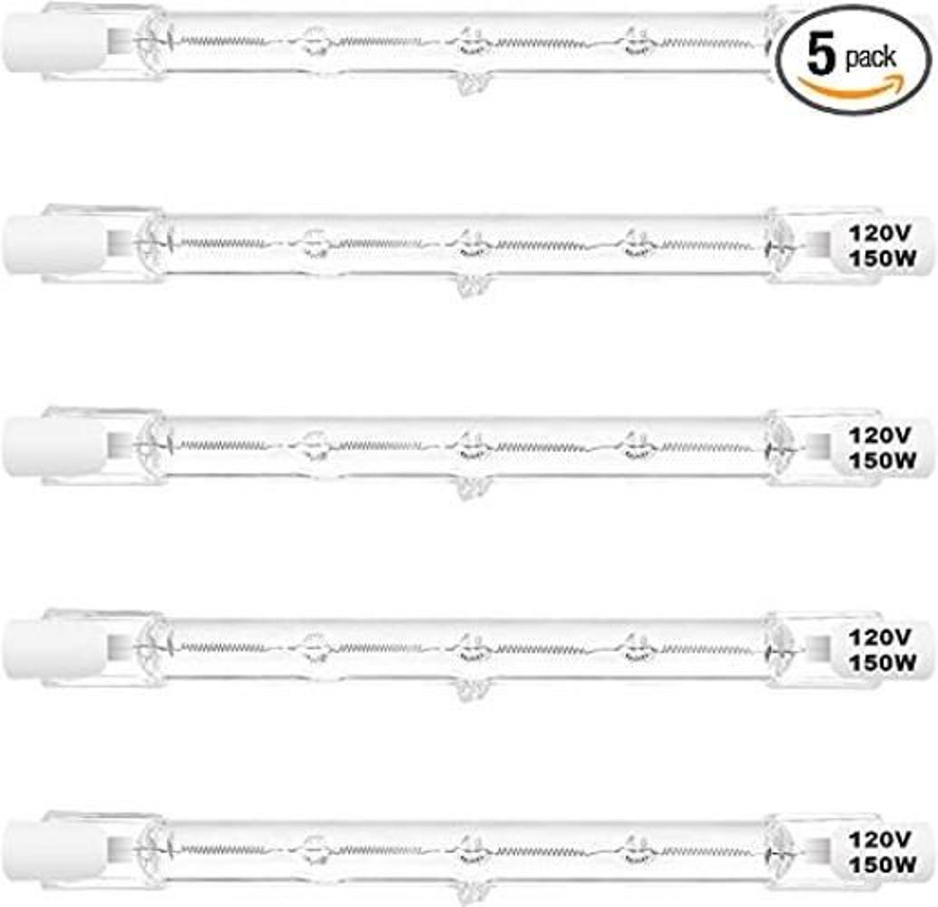 R7S Bombillas halógenas de 150 W regulables 120 V