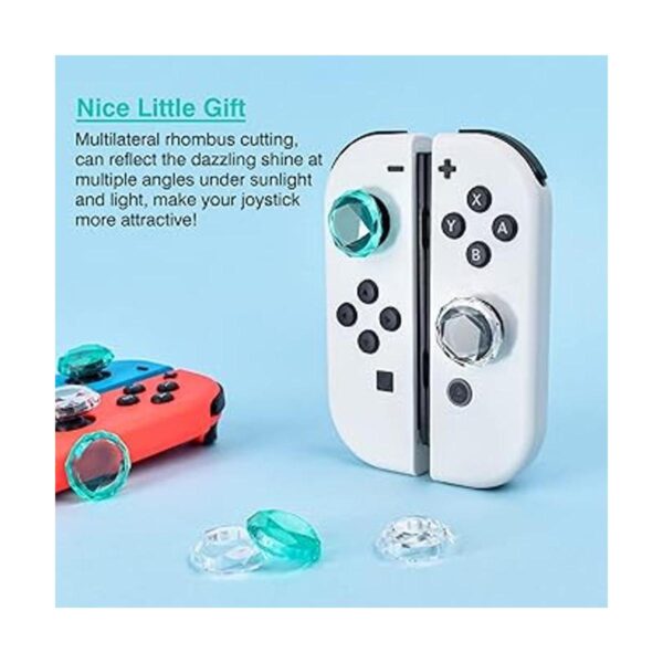 DLseego Diamond 3D Thumb Grips Caps Compatible with_4