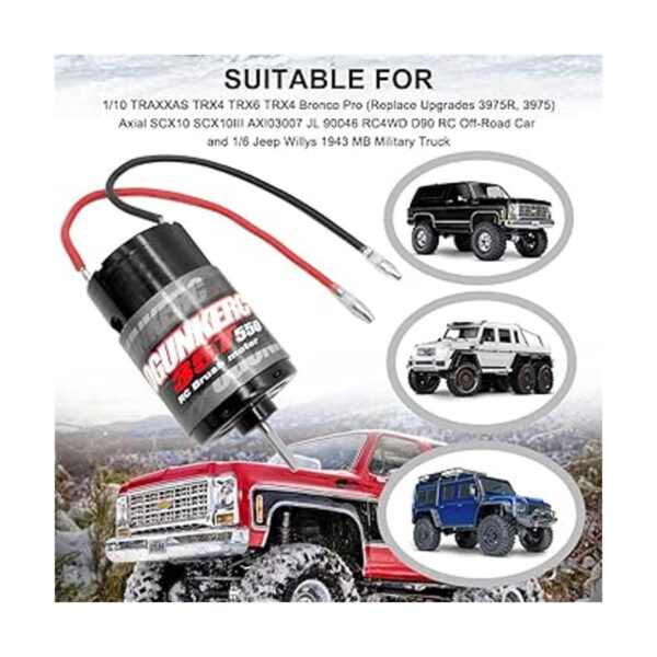 OGRC Motor 550 35T Motor cepillado para coche a escala RC_5
