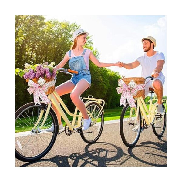 Cinta floral 4 rollos de cinta con borde con alambre