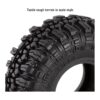 INJORA Neumáticos 1.0 de goma suave para automóvil SCX24_4