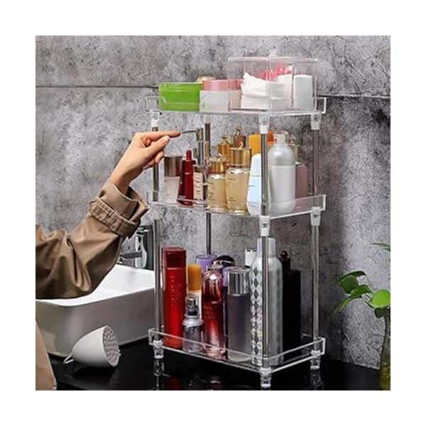 Organizador de baño para encimera de almacenamiento