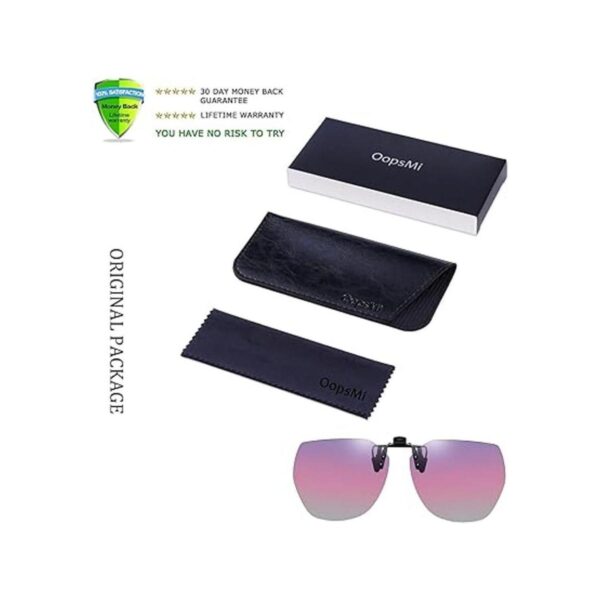 OopsMi Gafas de sol polarizadas sin montura con clip para_5