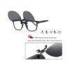 OopsMi Gafas de sol polarizadas sin montura con clip para_4